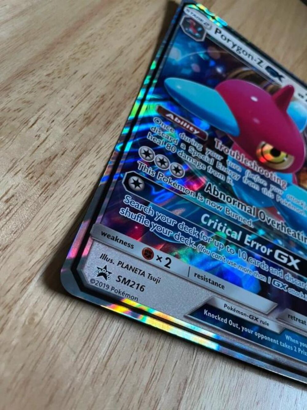 Jumbo Porygon-Z GX SM216 Oversized Holo Pokémon Promo Card 2019 - Picture 6 of 6